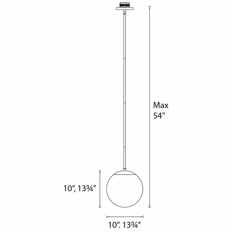 DweLED Niveous 13 3/4" Wide Brushed Nickel LED Pendant Light 5 DweLED Niveous 13 3/4" Wide Brushed Nickel LED Pendant Light - Image 3