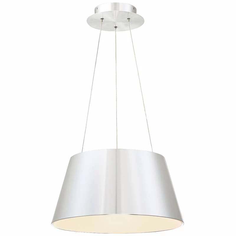 DweLED Vida 24" Wide Brushed Aluminum LED Pendant Light 4 DweLED Vida 24" Wide Brushed Aluminum LED Pendant Light - Image 2