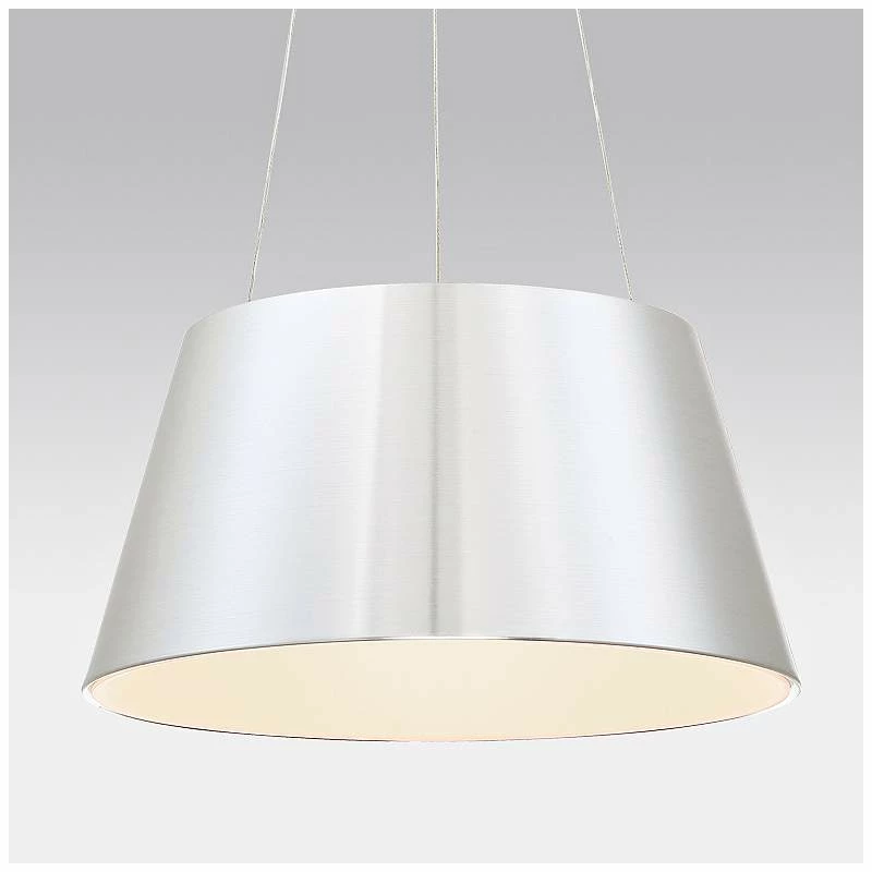 DweLED Vida 24" Wide Brushed Aluminum LED Pendant Light 5 DweLED Vida 24" Wide Brushed Aluminum LED Pendant Light - Image 3
