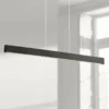 DweLED Volo 54" Wide Black Bar LED Modern Linear Pendant -Outlet The Radiantix Store dweled volo 54 inch wide black bar led modern linear pendant 39k32cropped