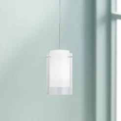 Echo 4" Wide Clear Glass Freejack Mini Pendant