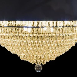 Eclipse 20" Wide Black Crystal Dome LED Dome Chandelier -Outlet The Radiantix Store eclipse 20 inch wide black crystal dome led dome chandelier 893x8views1