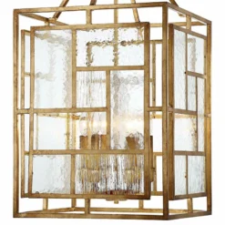 Edgemont Park 18" Wide 6-Light Pandora Gold Leaf Pendant -Outlet The Radiantix Store edgemont park 18 inch wide 6 light pandora gold leaf pendant 58f53views1