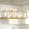 Edgemont Park 41"W Gold Leaf Kitchen Island Light Pendant -Outlet The Radiantix Store edgemont park 41 inchw gold leaf kitchen island light pendant 58f54cropped