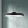 Eglo Alpicella 15 3/4" Wide Matte Black LED Pendant Light -Outlet The Radiantix Store eglo alpicella 15 and three quarter inch wide matte black led pendant light 85p71cropped