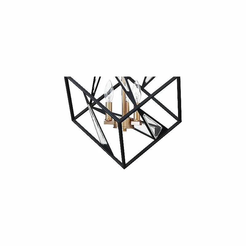 Eglo Corrietes 17 1/2" Wide Matte Black Modern Geometric Pendant Light 5 Eglo Corrietes 17 1/2" Wide Matte Black Modern Geometric Pendant Light - Image 3