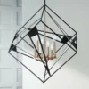 Eglo Corrietes 29 1/2" Wide Matte Black Modern Geometric Pendant Light -Outlet The Radiantix Store eglo corrietes 29 and one half inch wide matte black modern geometric pendant light 85p79cropped