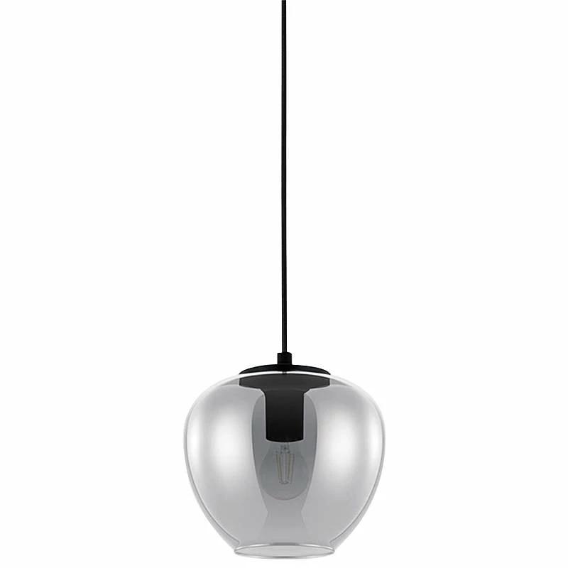 Eglo Priorat 9 1/4" Wide Smoked Glass Mini Pendant Light 3 Eglo Priorat 9 1/4" Wide Smoked Glass Mini Pendant Light