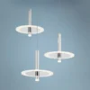 Elan Discs 22 1/2"W Polished Nickel LED Multi Light Pendant -Outlet The Radiantix Store elan discs 22 and one half inchw polished nickel led multi light pendant 69e91cropped