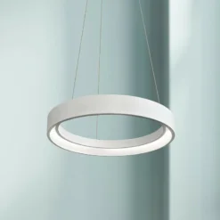 Elan Fornello 17 3/4" Wide Dimmable LED White Pendant Light