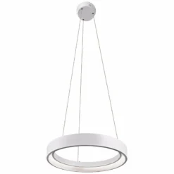 Elan Fornello 17 3/4" Wide Dimmable LED White Pendant Light -Outlet The Radiantix Store elan fornello 17 and three quarter inch wide dimmable led white pendant light 5r371views1