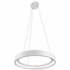 Elan Fornello 23 1/2" Wide Dimmable LED White Pendant Light -Outlet The Radiantix Store elan fornello 23 and one half inch wide dimmable led white pendant light 5w162views1
