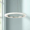 Elan Hyvo 19 1/2"W Brushed Nickel LED Ring Pendant Light -Outlet The Radiantix Store elan hyvo 19 and one half inchw brushed nickel led ring pendant light 9k573cropped