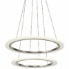 Elan Hyvo 25"W Brushed Nickel 2-Ring LED Pendant Light 1 Elan Hyvo 25"W Brushed Nickel 2-Ring LED Pendant Light -Outlet The Radiantix Store elan hyvo 25 inchw brushed nickel 2 ring led pendant light 9k572