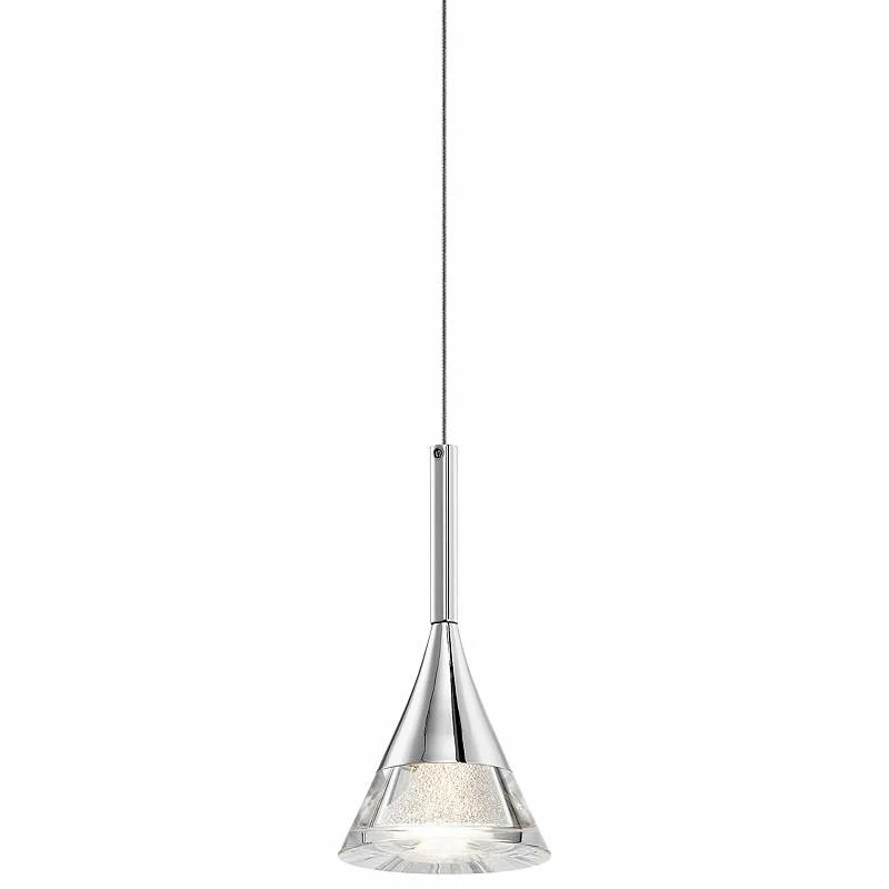 Elan Kabru 4 3/4" Wide LED Chrome Mini Pendant Light 3 Elan Kabru 4 3/4" Wide LED Chrome Mini Pendant Light