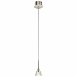 Elan Kabru 4 3/4"W LED Brushed Nickel Mini Pendant Light