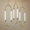 Elan Kiaan 31 1/2"W Champagne Gold LED Multi Light Pendant