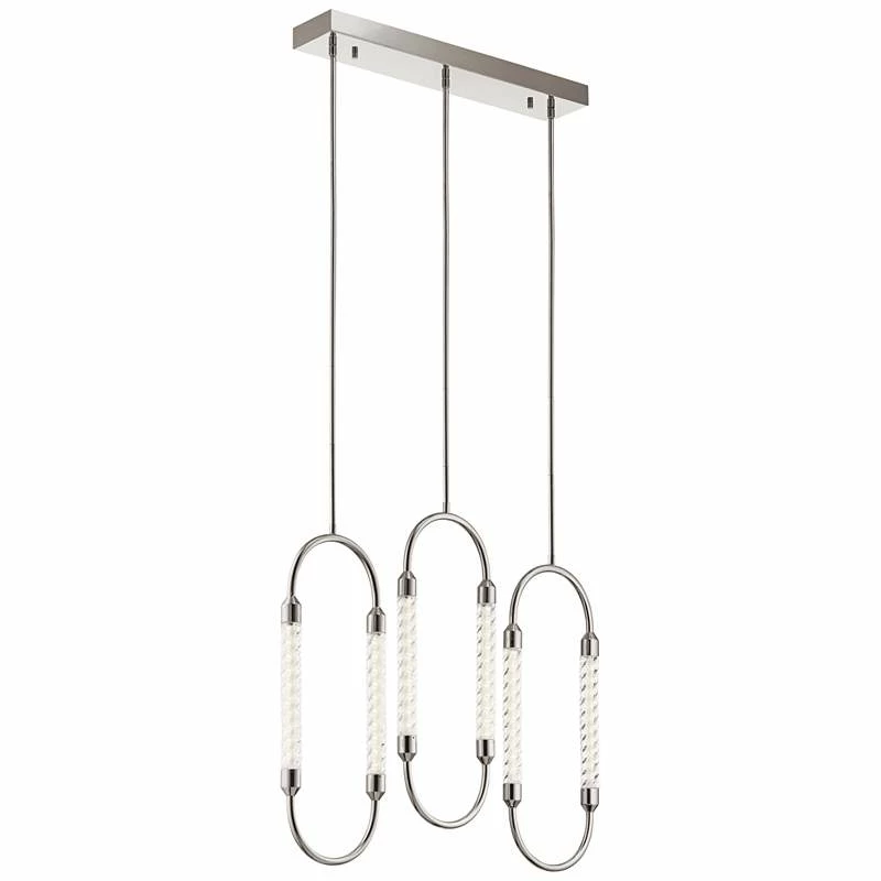 Elan Kiaan 31 1/2"W Polished Nickel LED Multi Light Pendant 5 Elan Kiaan 31 1/2"W Polished Nickel LED Multi Light Pendant - Image 3