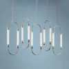 Elan Kiaan 48 3/4"W Polished Nickel LED Multi Light Pendant