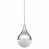Elan Kiss 4 3/4" Wide Chrome LED Mini Pendant -Outlet The Radiantix Store elan kiss 4 and three quarter inch wide chrome led mini pendant 19r92