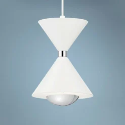 Elan Kordan 6 1/4" Wide Matte White LED Mini Pendant