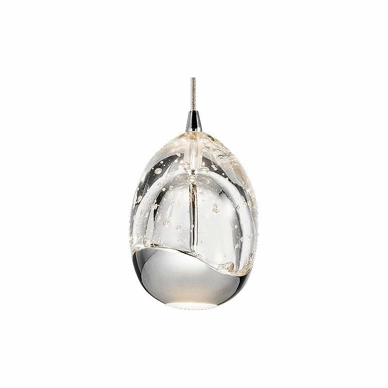 Elan Lavinia 3 1/2" Wide Chrome Finish LED Mini-Pendant 4 Elan Lavinia 3 1/2" Wide Chrome Finish LED Mini-Pendant - Image 2
