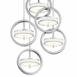 Elan Metro 11 3/4"W Polished Nickel LED Multi Light Pendant 8 Elan Metro 11 3/4"W Polished Nickel LED Multi Light Pendant -Outlet The Radiantix Store elan metro 11 and three quarter inchw polished nickel led multi light pendant 69e93views1