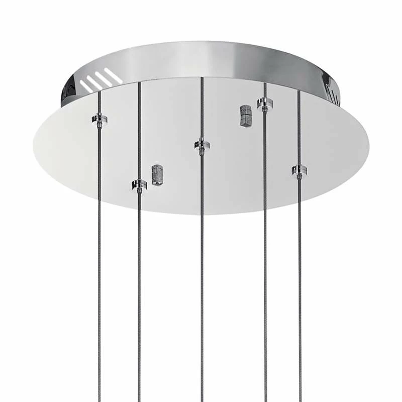 Elan Metro 11 3/4"W Polished Nickel LED Multi Light Pendant 6 Elan Metro 11 3/4"W Polished Nickel LED Multi Light Pendant - Image 4