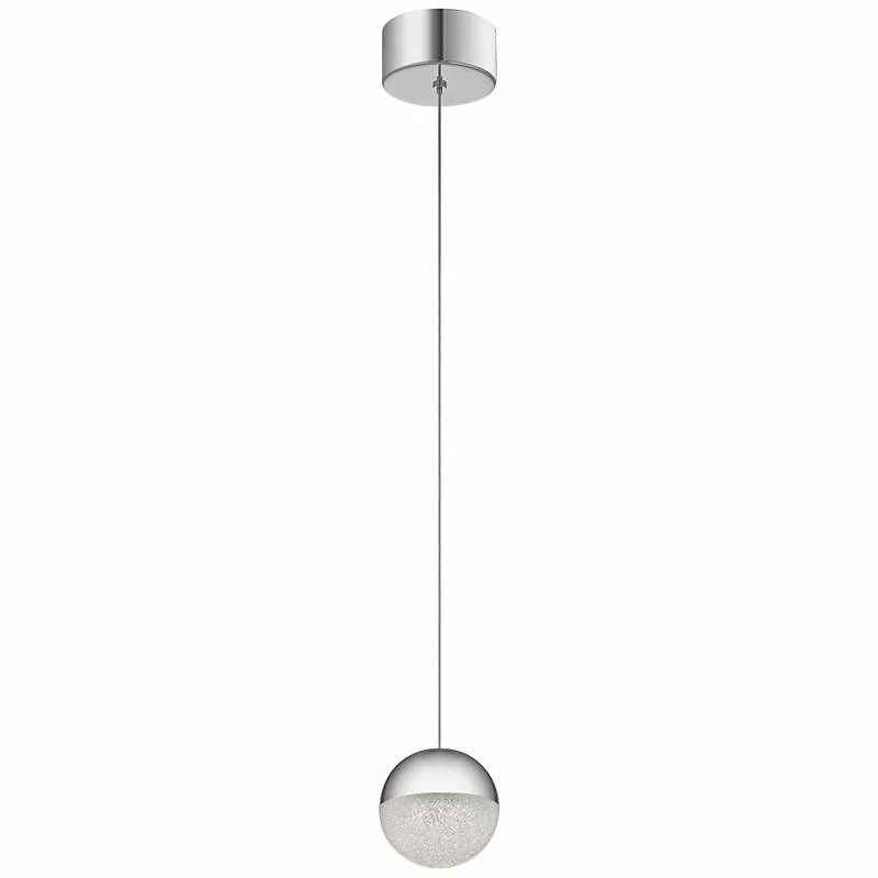 Elan Moonlit 4 3/4" Wide Chrome LED Mini Pendant 4 Elan Moonlit 4 3/4" Wide Chrome LED Mini Pendant - Image 2