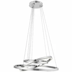 Elan Opus 31 1/2" Wide Chrome 3-Ring LED Pendant Light -Outlet The Radiantix Store elan opus 31 and one half inch wide chrome 3 ring led pendant light 12v48views1