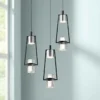 Elan Sorno 12 1/2"W Polished Nickel LED Multi Light Pendant
