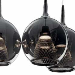 Elan Zin 42" Wide Polished Nickel LED Multi Light Pendant -Outlet The Radiantix Store elan zin 42 inch wide polished nickel led multi light pendant 69f08views1