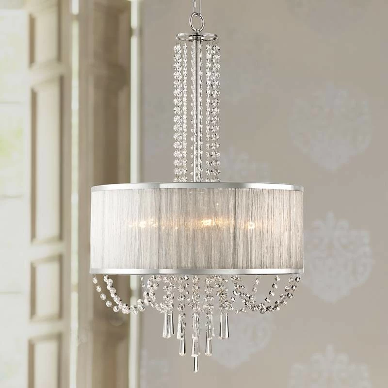 Ellisia 19 3/4" Wide Crystal Chandelier 4 Ellisia 19 3/4" Wide Crystal Chandelier - Image 2