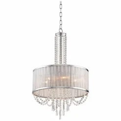 Ellisia 19 3/4" Wide Crystal Chandelier 14 Ellisia 19 3/4" Wide Crystal Chandelier -Outlet The Radiantix Store ellisia 19 and three quarter inch wide crystal chandelier 4j443views3