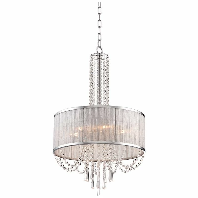 Ellisia 19 3/4" Wide Crystal Chandelier 8 Ellisia 19 3/4" Wide Crystal Chandelier - Image 6