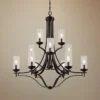 Elyton 36" Wide Downtown Bronze 12-Light Chandelier -Outlet The Radiantix Store elyton 36 inch wide downtown bronze 12 light chandelier 58j28cropped