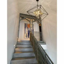 Troy Epic 30" Wide Forged Iron And Topaz Glass Pendant Light -Outlet The Radiantix Store epic 30 inch wide forged iron and topaz glass pendant light 1w062views1