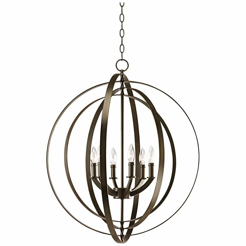 Equinox Collection Bronze 27 3/4" Wide Pendant Light 5 Equinox Collection Bronze 27 3/4" Wide Pendant Light - Image 3
