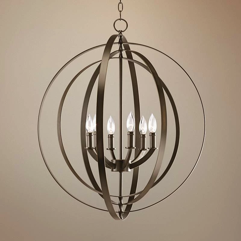 Equinox Collection Bronze 27 3/4" Wide Pendant Light 4 Equinox Collection Bronze 27 3/4" Wide Pendant Light - Image 2