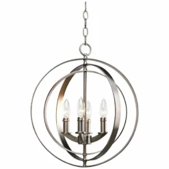 Equinox Collection Silver 16" Wide Pendant Light -Outlet The Radiantix Store equinox collection silver 16 inch wide pendant light r7947