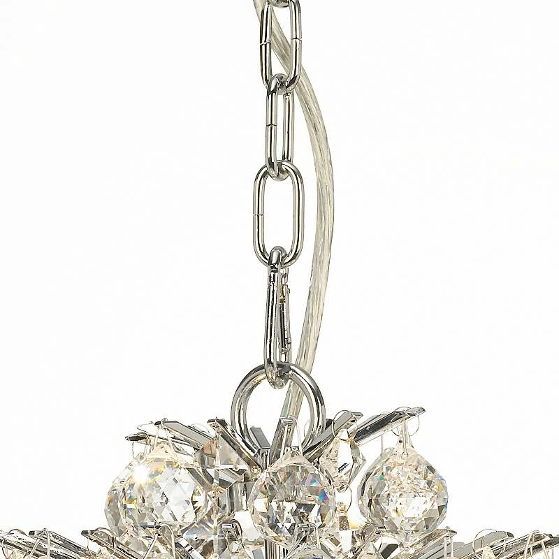 Essa 12" Wide Chrome 2-Light Swag Chandelier 6 Essa 12" Wide Chrome 2-Light Swag Chandelier - Image 4