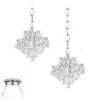 Essa 8" Wide Chrome 2-Light Swag Chandelier 2 Essa 8" Wide Chrome 2-Light Swag Chandelier -Outlet The Radiantix Store essa 8 inch wide chrome 2 light swag chandelier 30m90