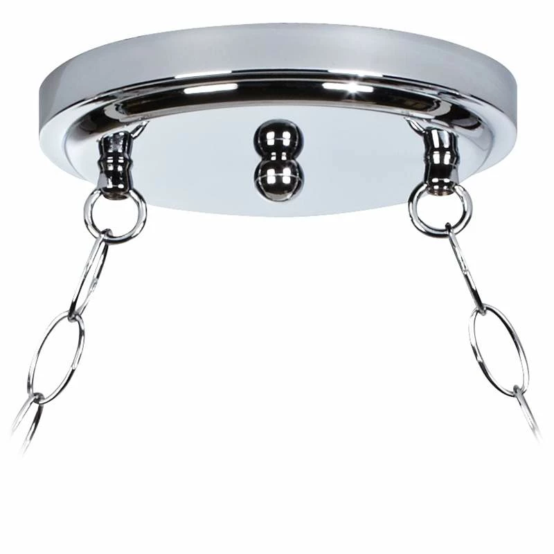Essa 8" Wide Chrome 2-Light Swag Chandelier 4 Essa 8" Wide Chrome 2-Light Swag Chandelier - Image 2