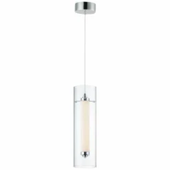 ET2 Centrum 17 3/4"H Polished Chrome LED Mini Pendant Light