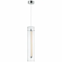 ET2 Centrum 24 3/4"H Polished Chrome LED Mini Pendant Light