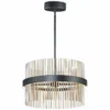 ET2 Chimes 23 3/4" Wide Black Nickel Brass LED Pendant Light