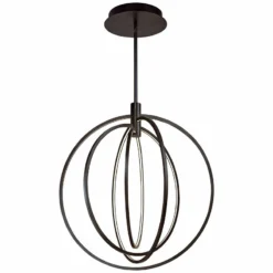 ET2 Concentric 27" Wide Bronze LED Pendant Light -Outlet The Radiantix Store et2 concentric 27 inch wide bronze led pendant light 9m958views1