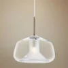 ET2 Deuce 7 3/4" Wide Clear Glass LED Mini Pendant Light 2 ET2 Deuce 7 3/4" Wide Clear Glass LED Mini Pendant Light -Outlet The Radiantix Store et2 deuce 7 and three quarter inch wide clear glass led mini pendant light 76w46cropped