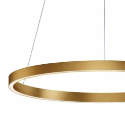ET2 Groove 23 1/2" Wide Gold LED Ring Pendant Light -Outlet The Radiantix Store et2 groove 23 and one half inch wide gold led ring pendant light 97h37views1