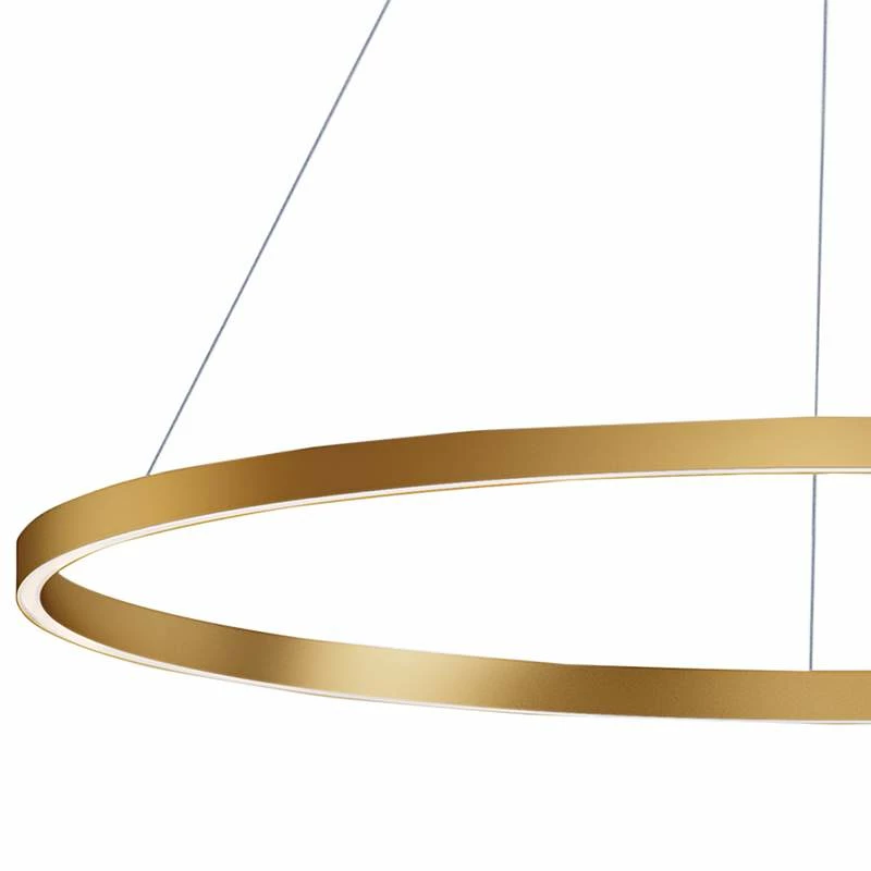 ET2 Groove 39 1/2" Wide Gold LED Ring Pendant Light 4 ET2 Groove 39 1/2" Wide Gold LED Ring Pendant Light - Image 2